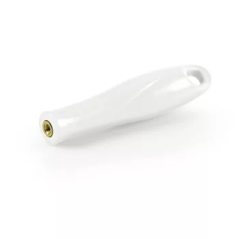   Igeax élelmiszeripari menetes nyél, fehér, 12cm,  cső- és üvegtisztító flexibilis hosszabbító szárhoz