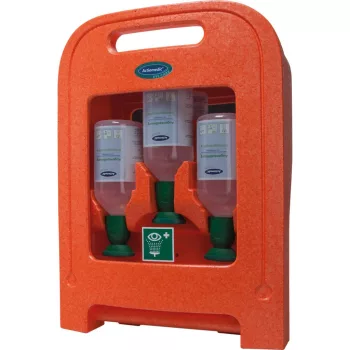   Actiomedic EYE CARE Medi2Protect II szemkimosó állomás 3 x 500 ml 0.9% nátrium-klorid oldattal