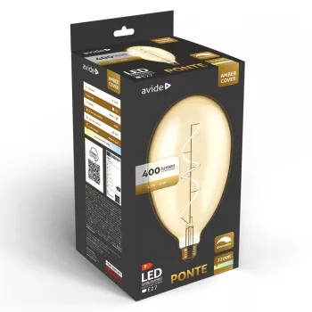   Avide LED Jumbo Filament Ponte Amber 4.5W E27 2200K Fényerőszabályzós