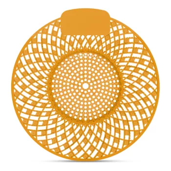   Piszoár bio enzimes illatosító rács Spiral, mangó illatú (sötét sárga)