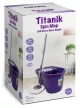 Titanik Spin Mop forgófejes felmosó szett 19 liter (vödör nyél mop)