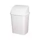 Planet Billenőfedeles szemetes kuka, műanyag, luxury, fehér, 4 L
