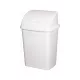 Planet Billenőfedeles szemetes kuka, műanyag, luxury fehér, 9 L