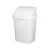Planet Billenőfedeles szemetes kuka, műanyag, luxury fehér, 50 L