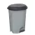 Planet Pedálos szemetes kuka, műanyag, ECO antracit, kivehető kosárral, 22L