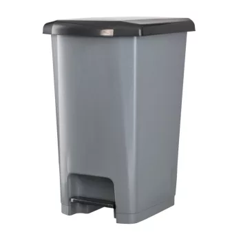   Planet Pedálos szemetes kuka SLIM, műanyag, ECO antracit, 25L