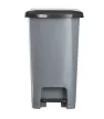 Planet Pedálos szemetes kuka SLIM, műanyag, ECO antracit, 40L